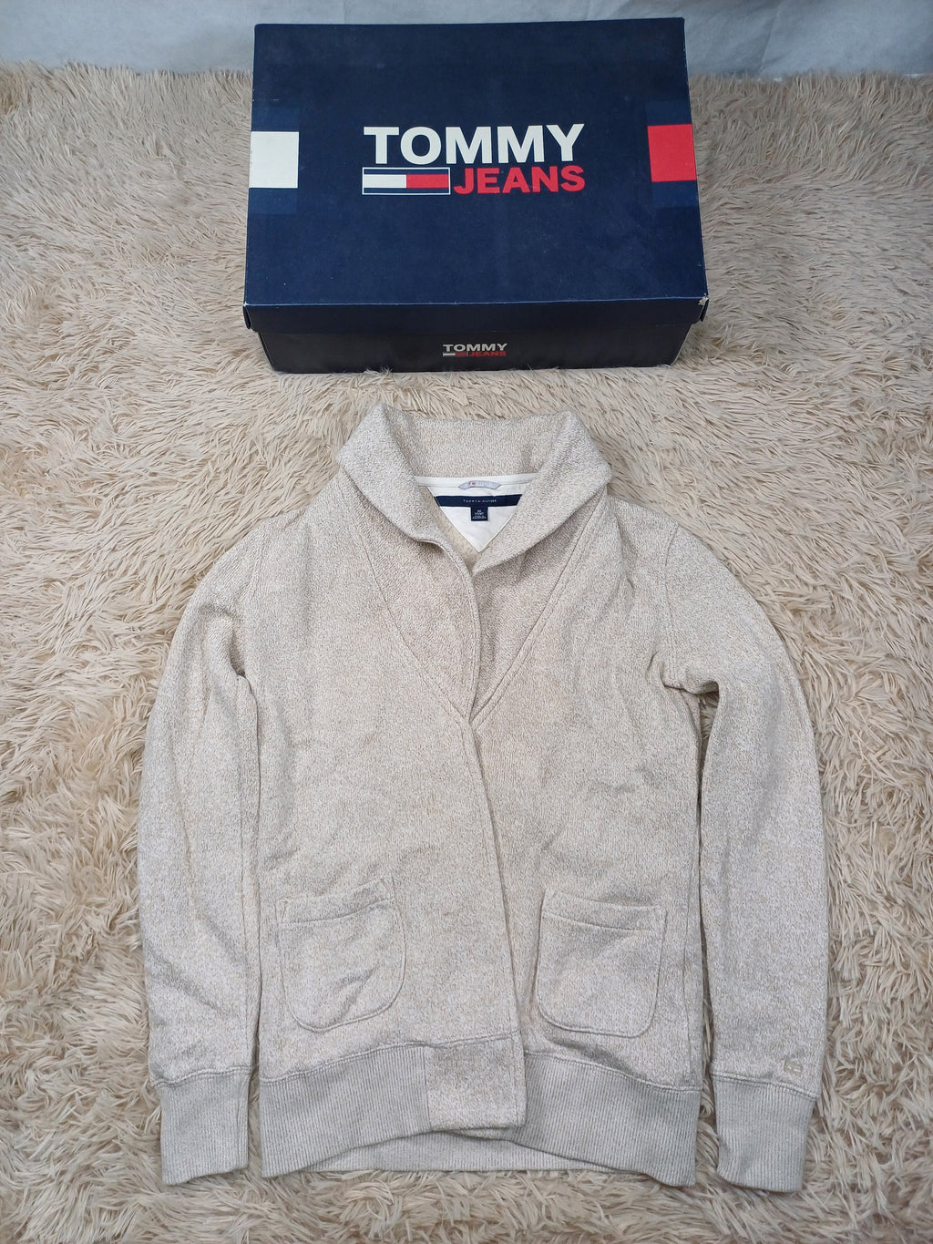 Cardigan Beige - Tommy Hilfiger - Taille XS