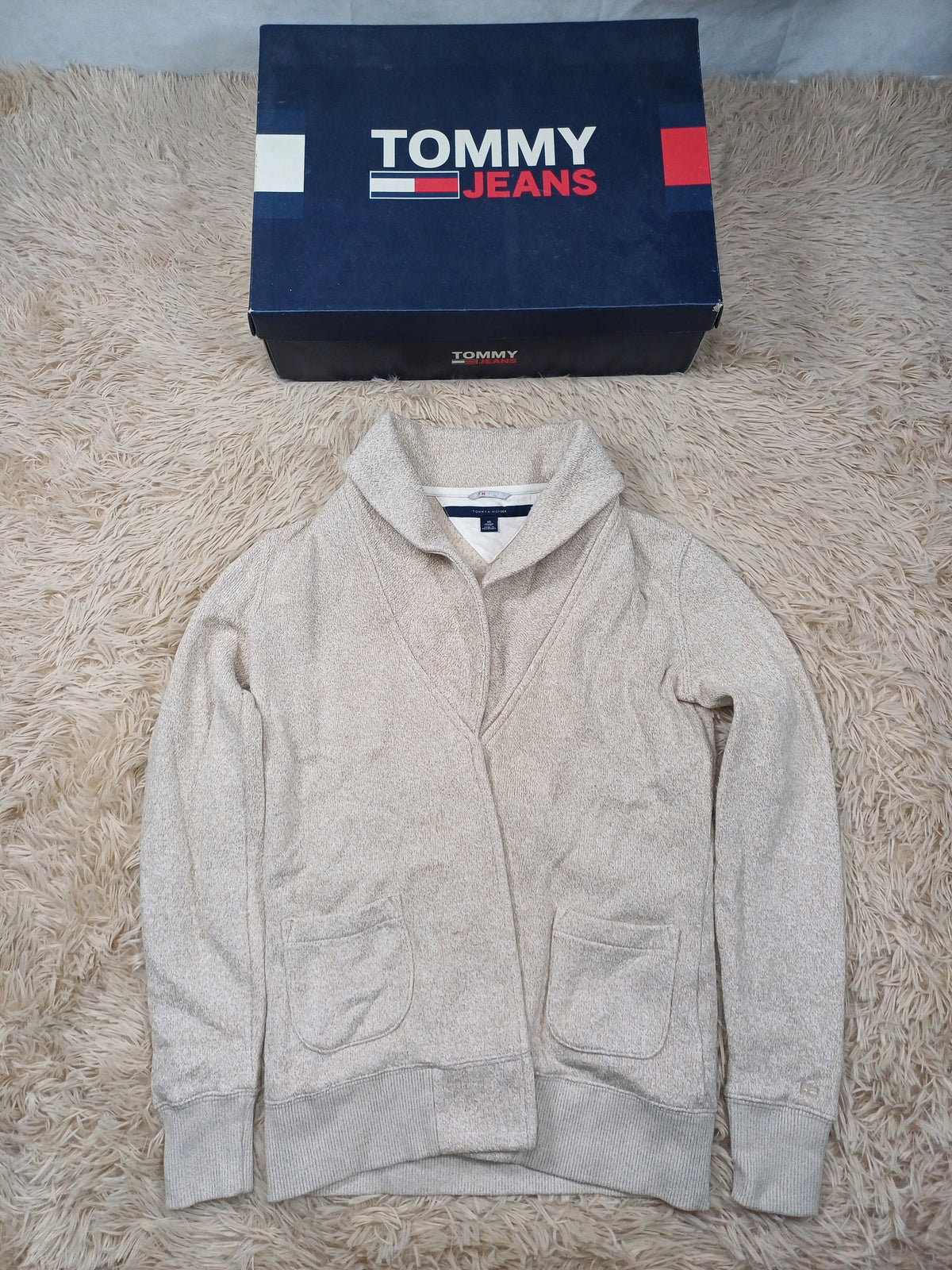 Cardigan Beige - Tommy Hilfiger - Taille XS