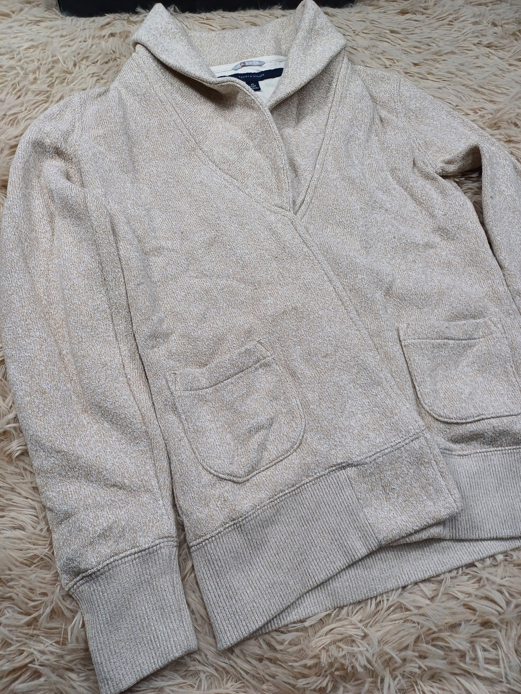 Cardigan Beige - Tommy Hilfiger - Taille XS