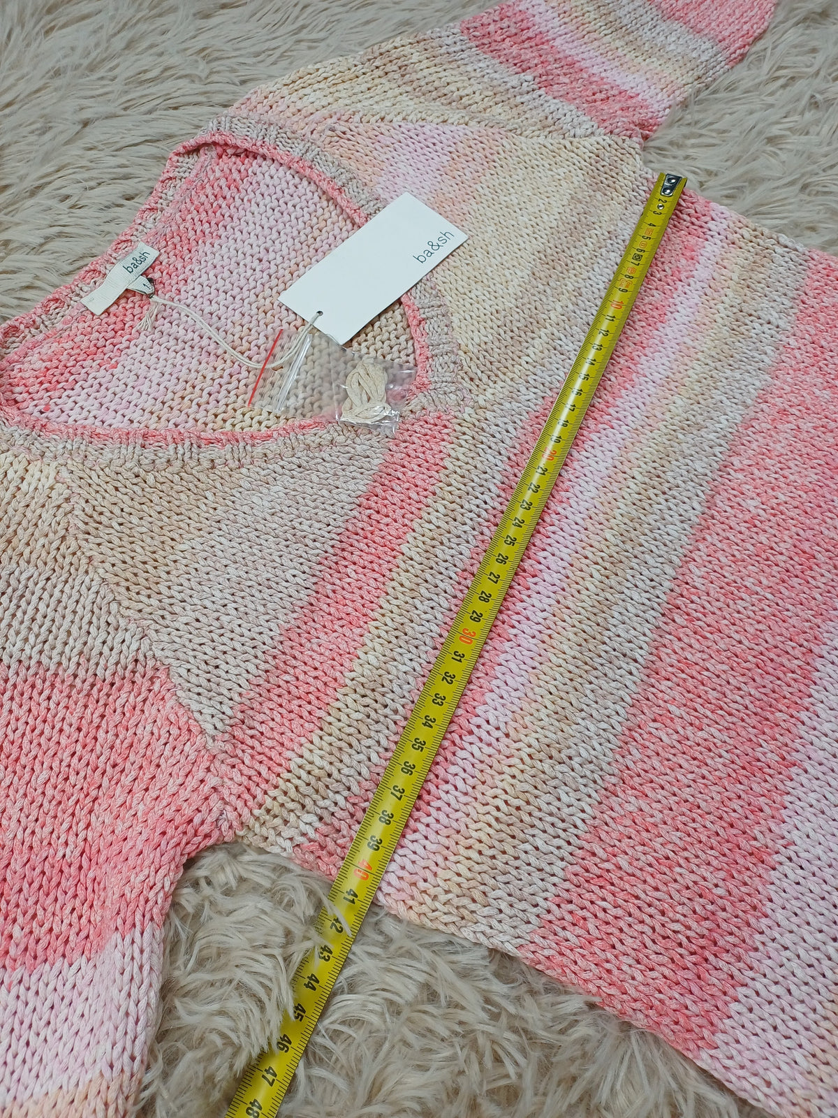 Pull en laine ba&sh rose – Taille 1 - neuf avec etiquette ba&sh