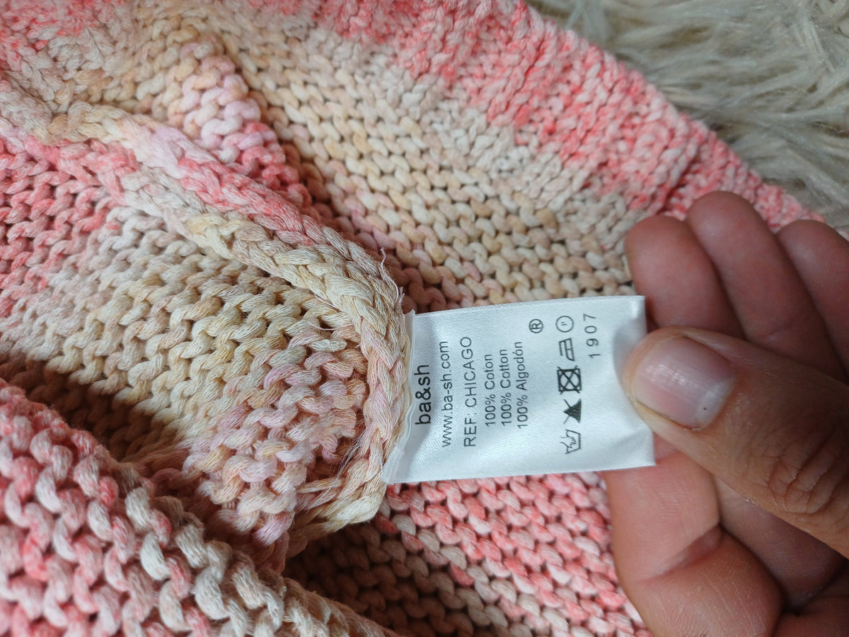 Pull en laine ba&sh rose – Taille 1 - neuf avec etiquette ba&sh