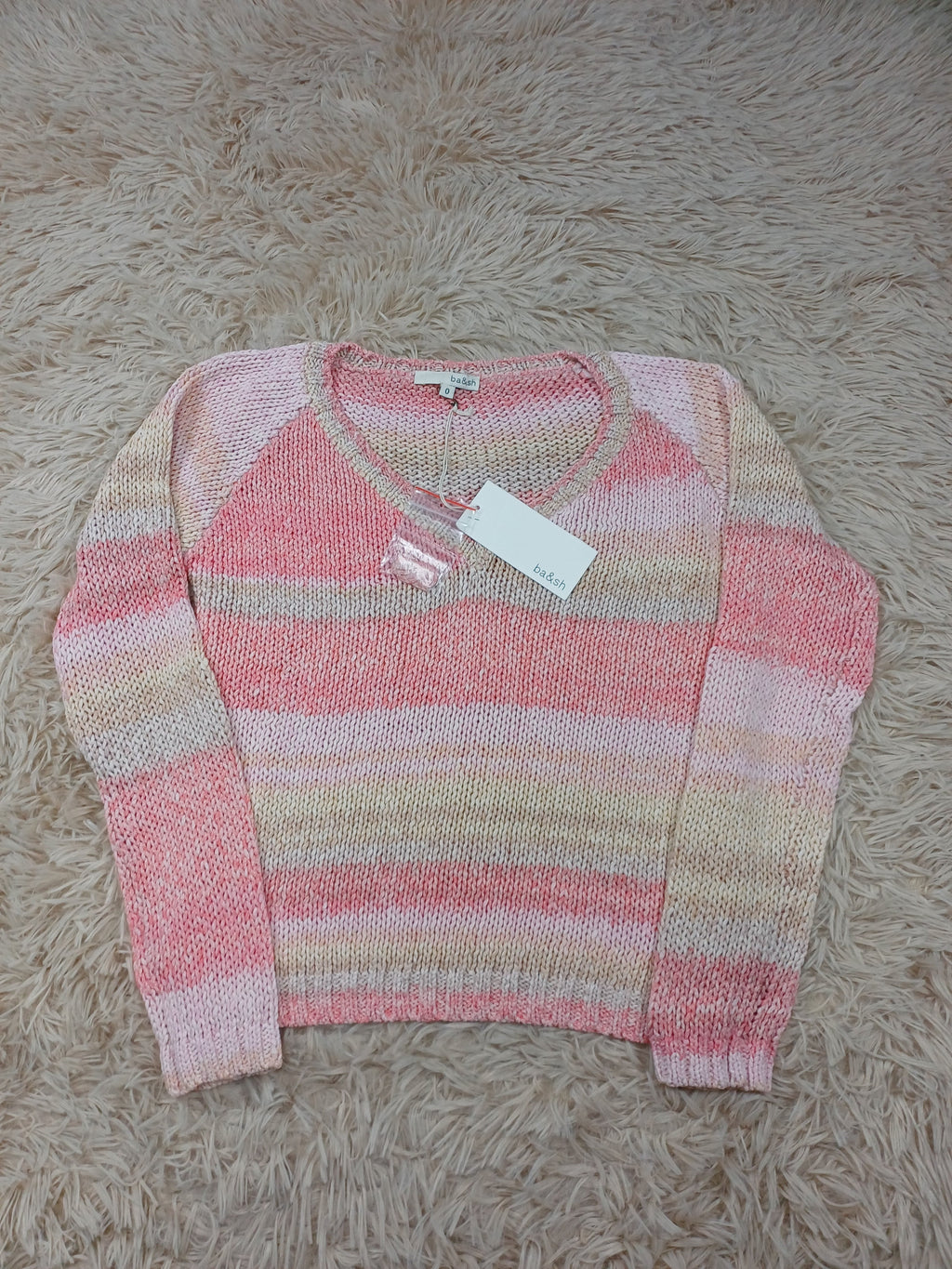 Pull en laine ba&sh rose – Taille 0 - neuf avec etiquette ba&sh