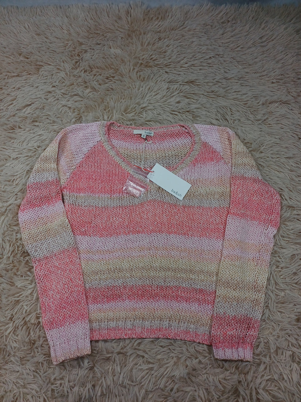 Pull en laine ba&sh rose – Taille 0 - neuf avec etiquette ba&sh