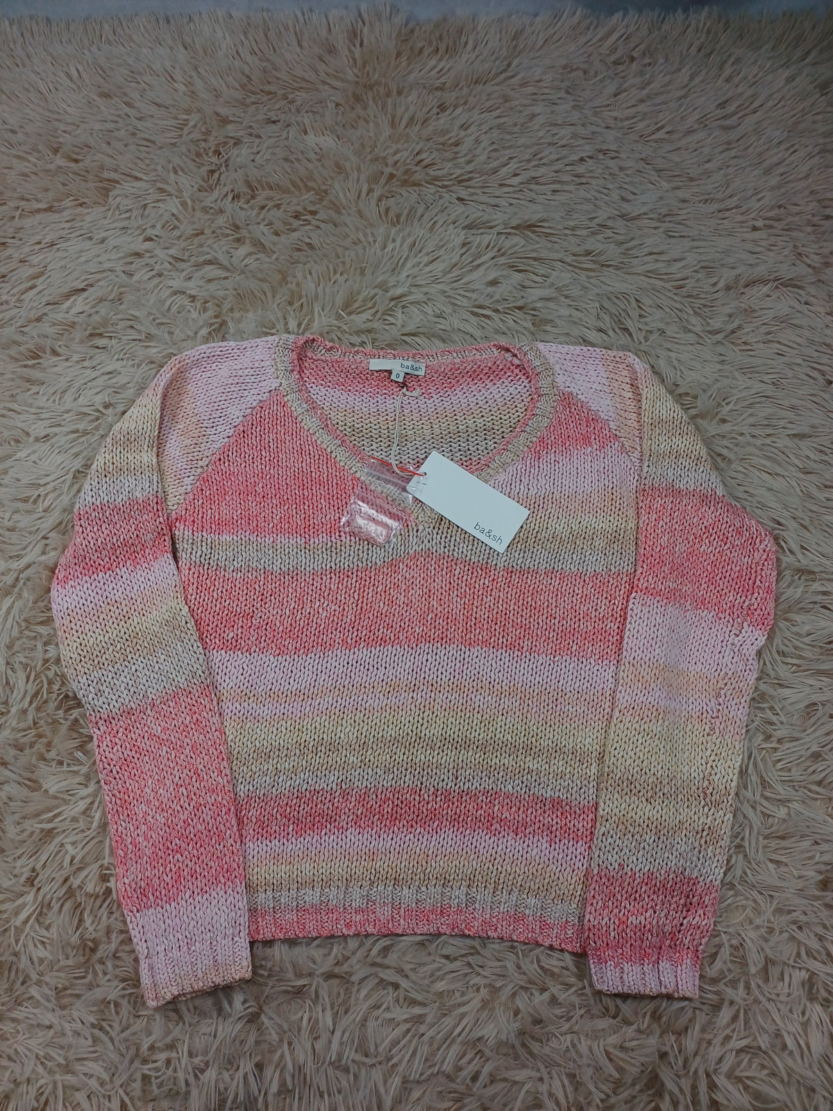 Pull en laine ba&sh rose – Taille 0 - neuf avec etiquette ba&sh