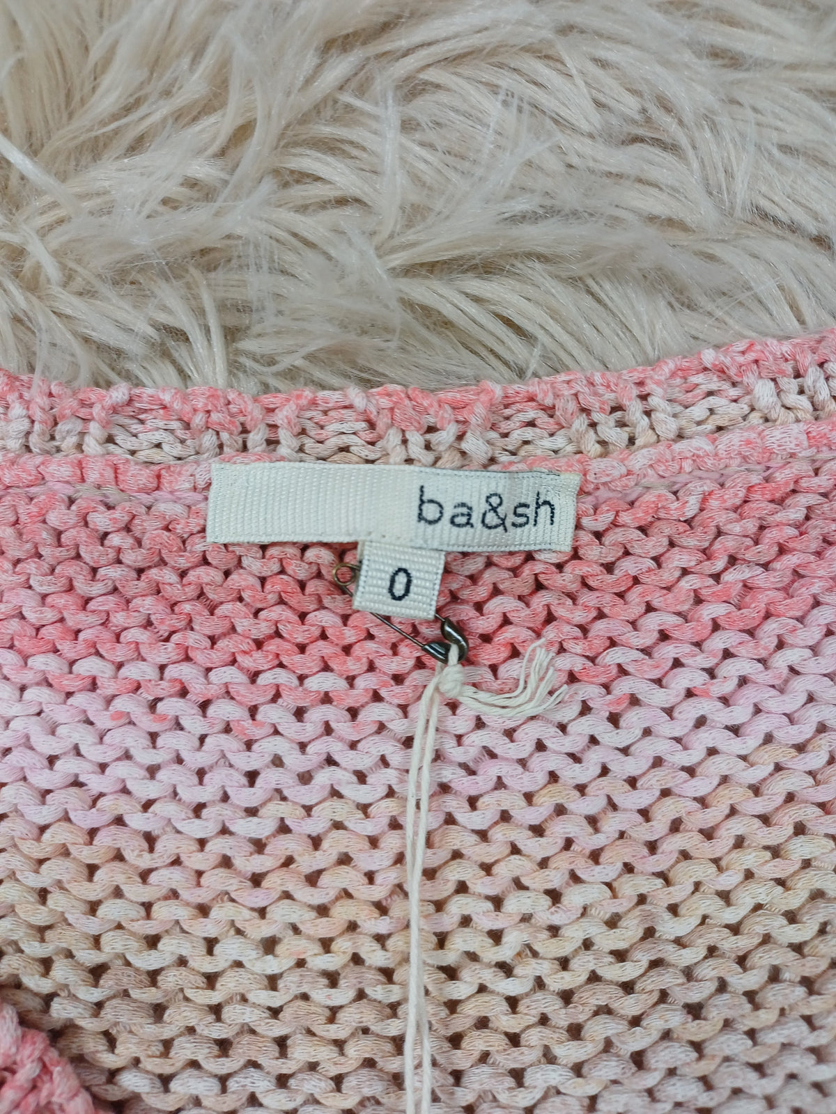 Pull en laine ba&sh rose – Taille 0 - neuf avec etiquette ba&sh