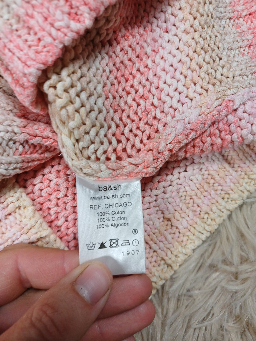 Pull en laine ba&sh rose – Taille 0 - neuf avec etiquette ba&sh