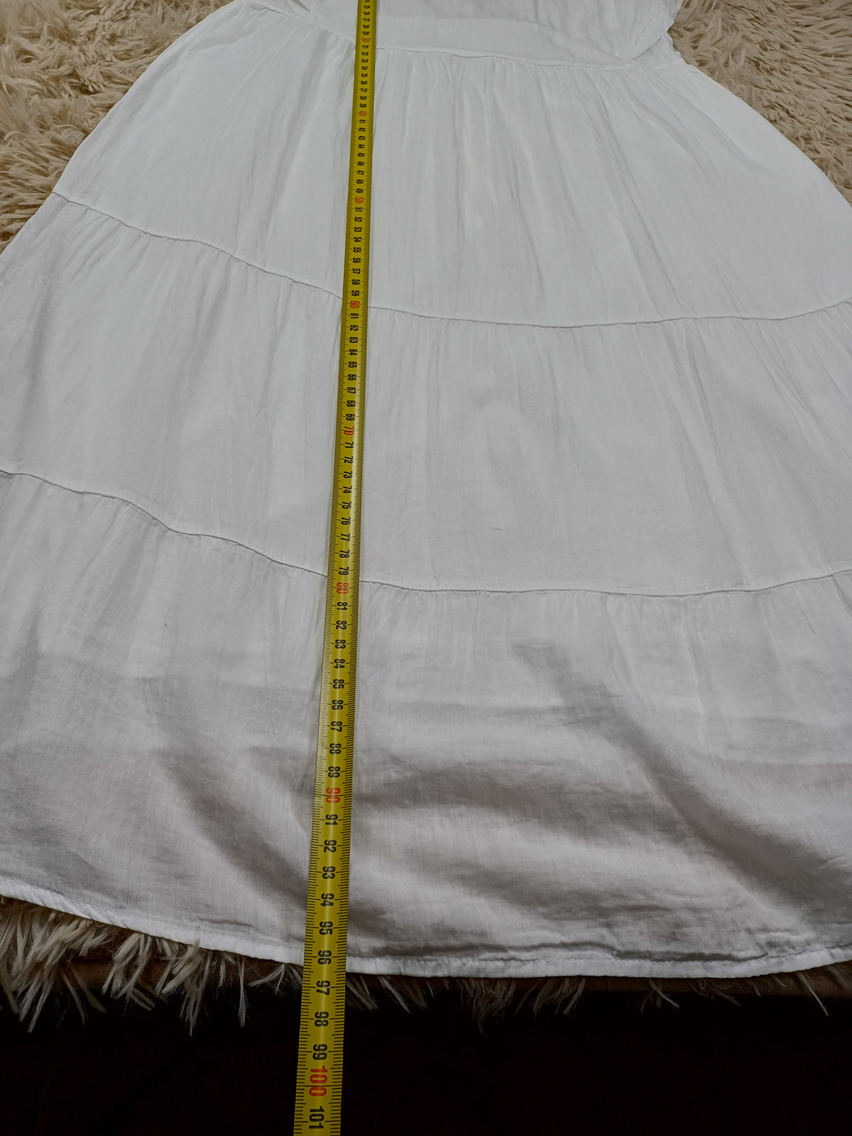Robe blanche ba&sh en coton ba&sh