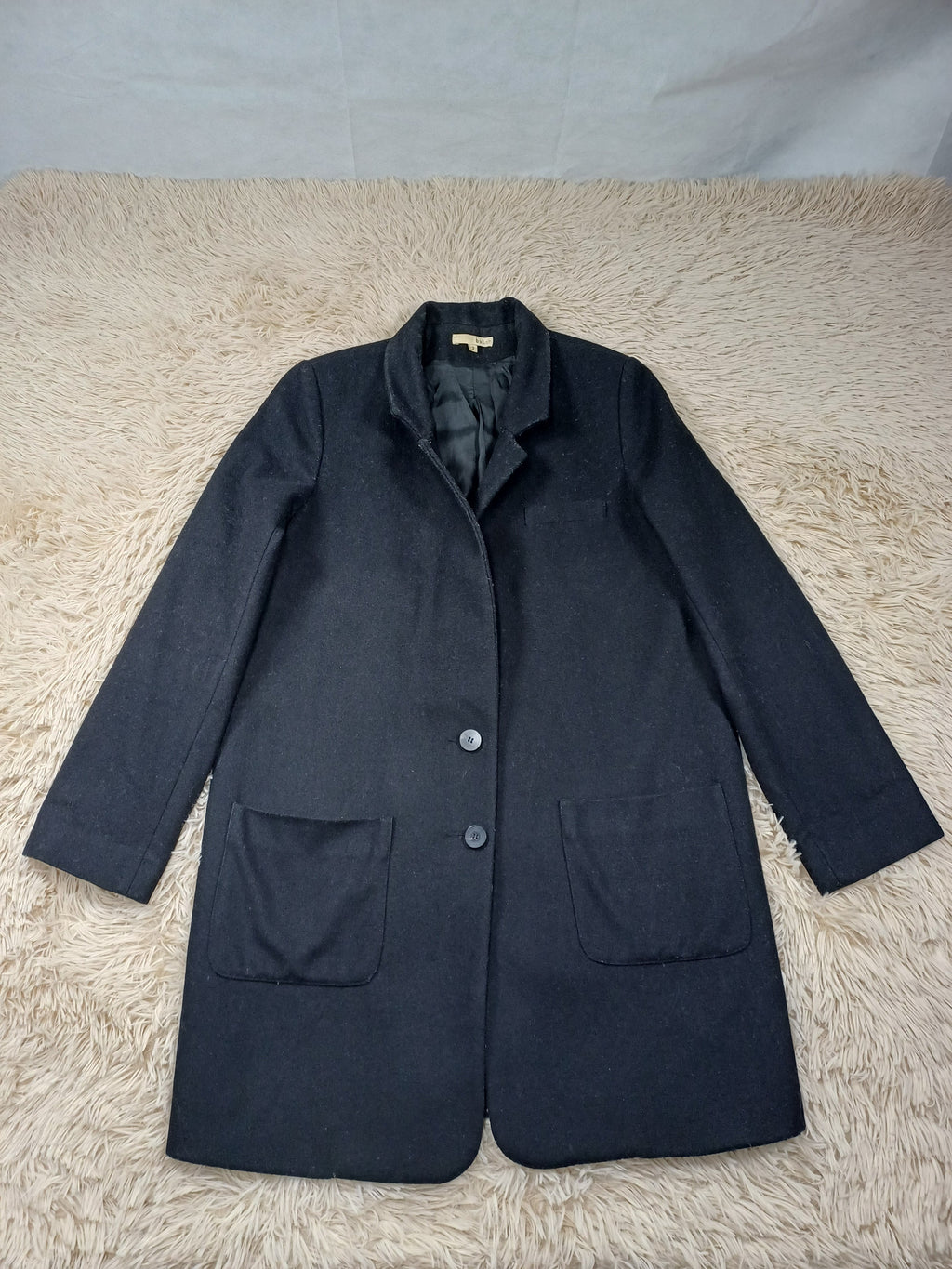 Manteau en laine noir ba&sh - M ba&sh