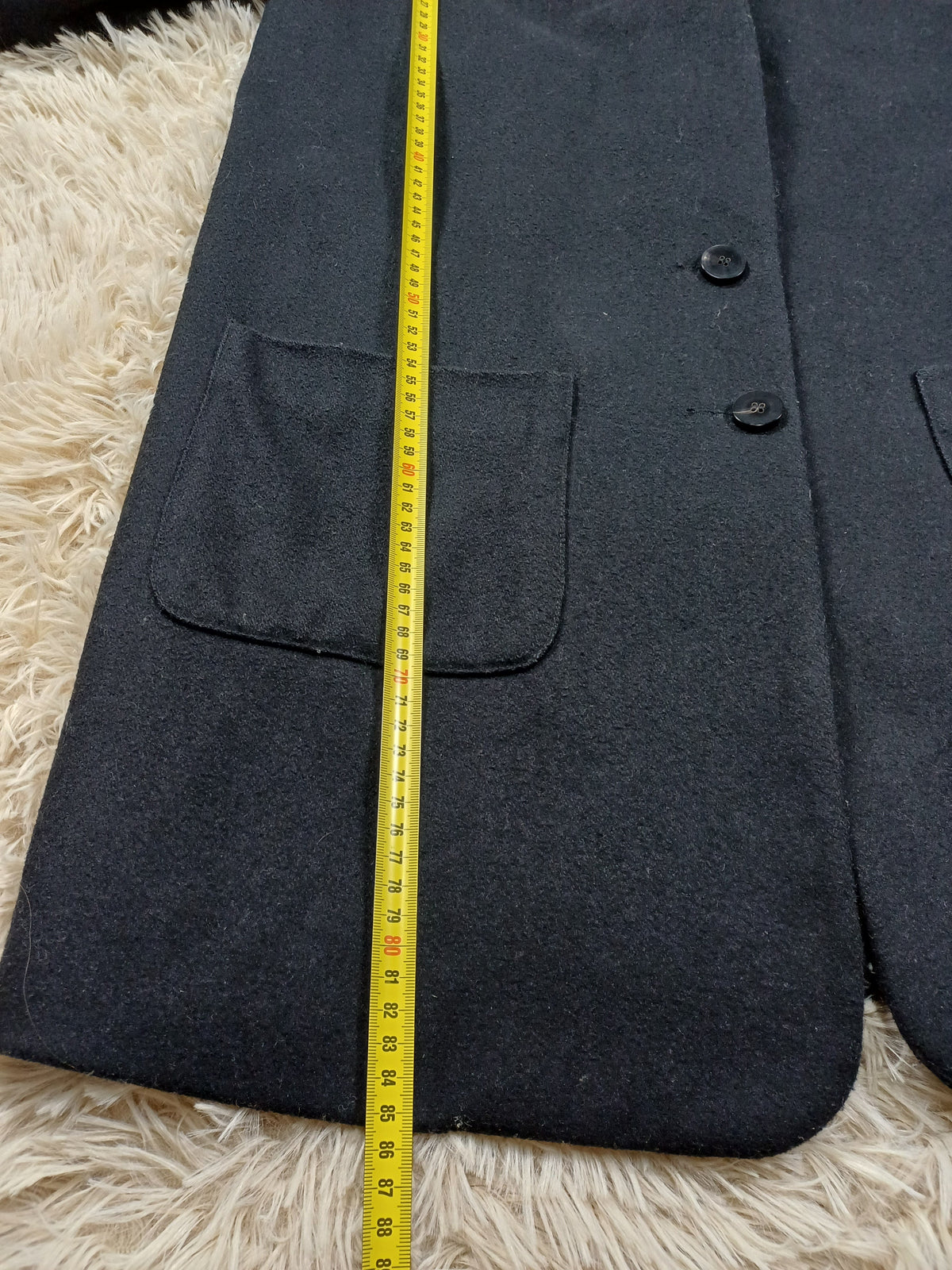 Manteau en laine noir ba&sh - M ba&sh