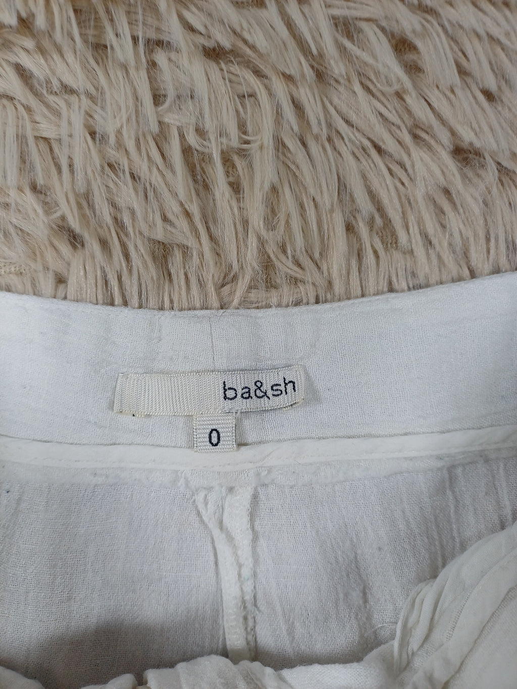 Pantalon en lin blanc ba&sh – Taille 0 ba&sh