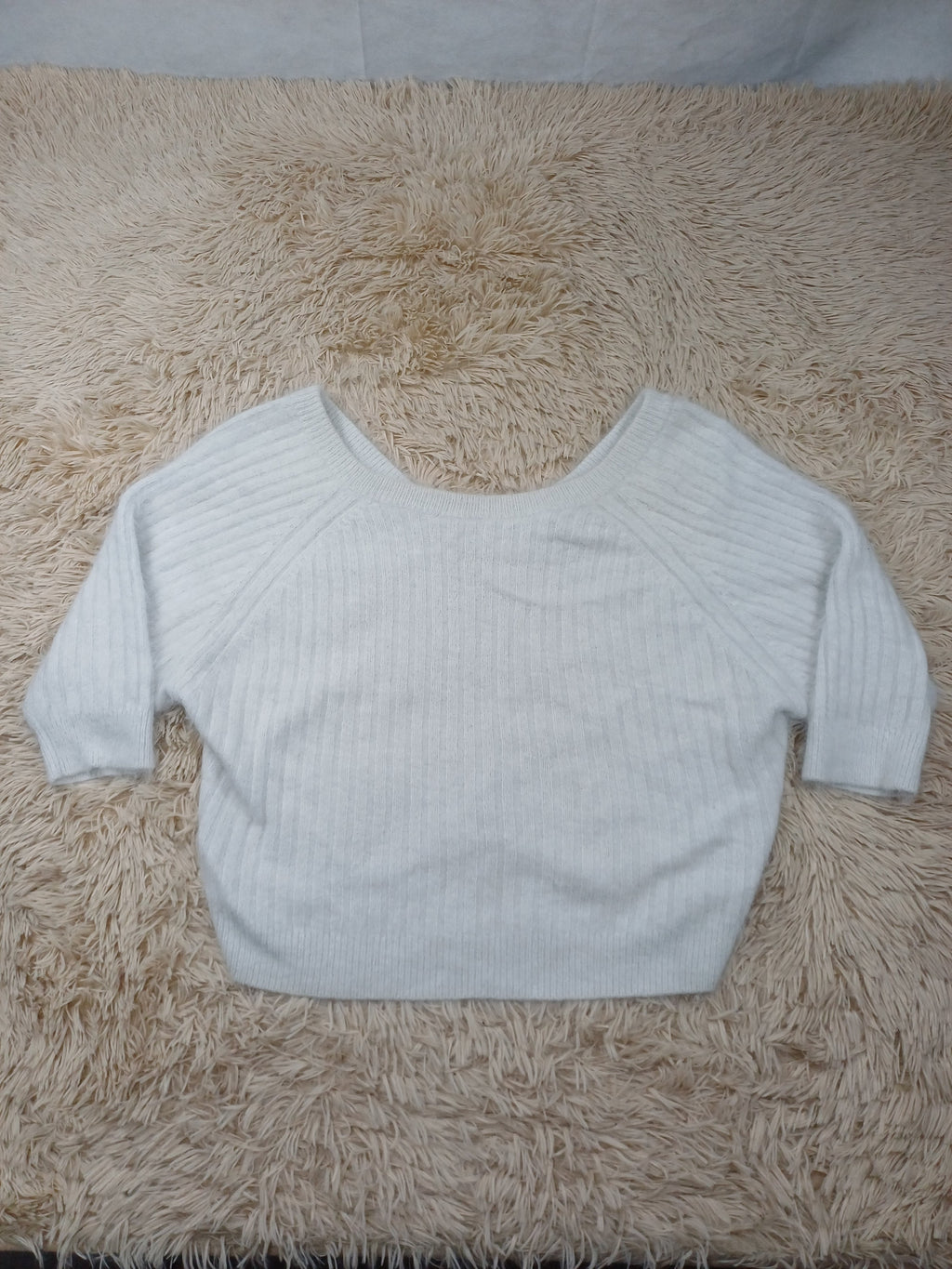 Haut en angora blanc ba&sh - S ba&sh
