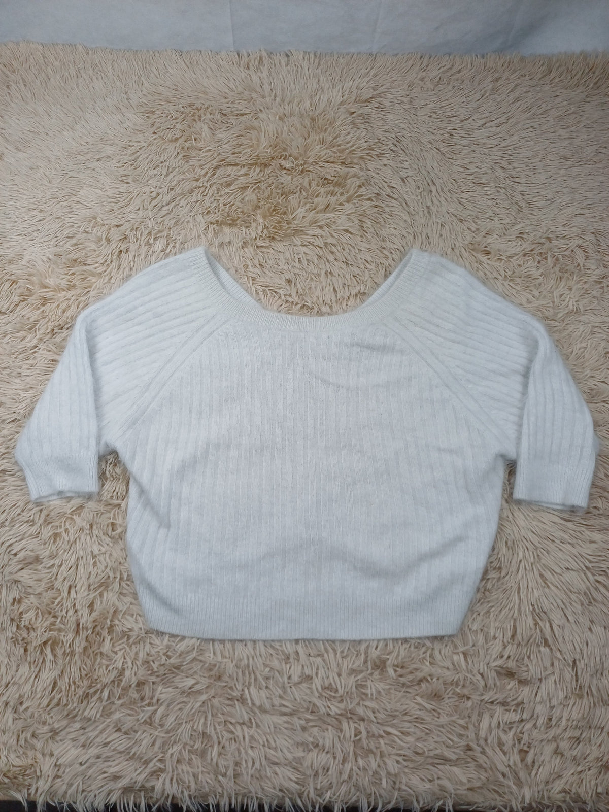 Haut en angora blanc ba&sh - S ba&sh
