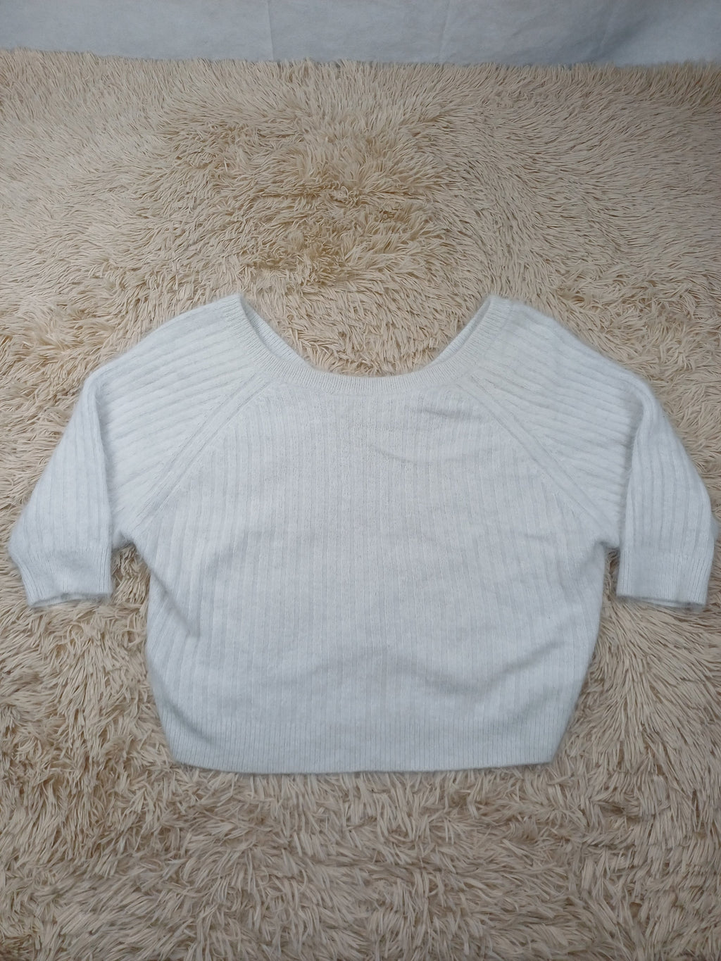 Haut en angora blanc ba&sh - S ba&sh