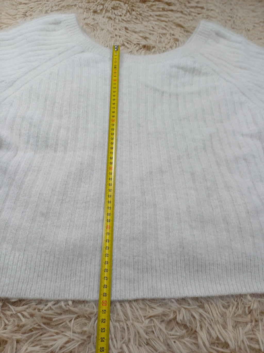 Haut en angora blanc ba&sh - S ba&sh