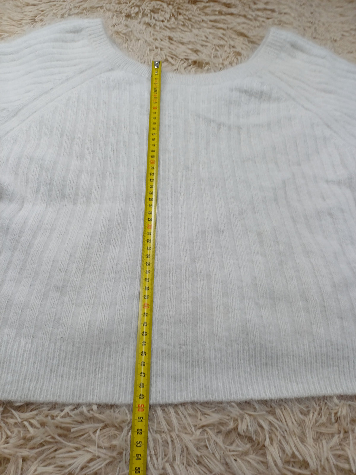 Haut en angora blanc ba&sh - S ba&sh