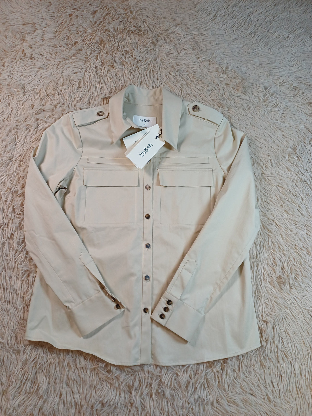 Veste beige ba&sh – neuve avec étiquette M ba&sh