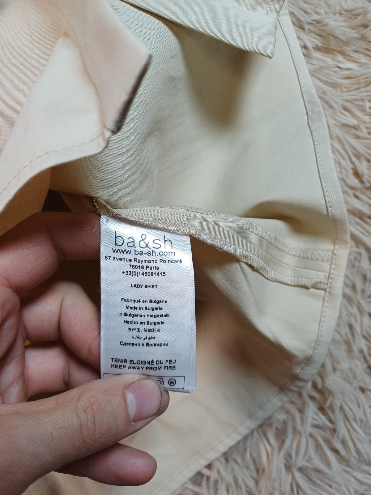 Veste beige ba&sh – neuve avec étiquette M ba&sh