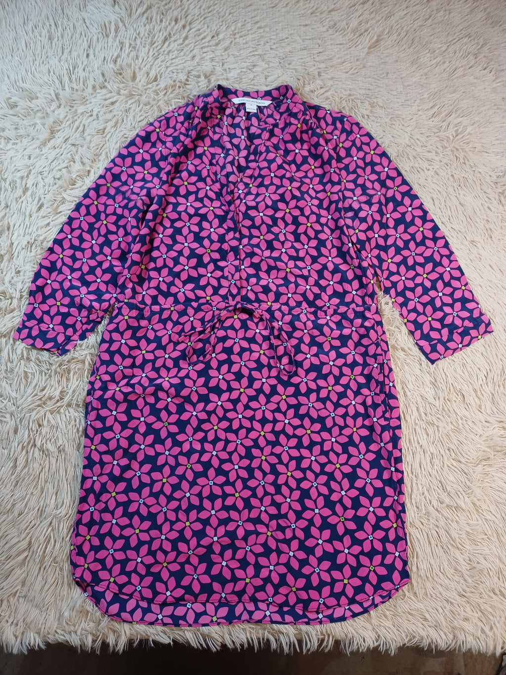Robe Diane von Furstenberg rose — Taille 8 Diane von Furstenberg