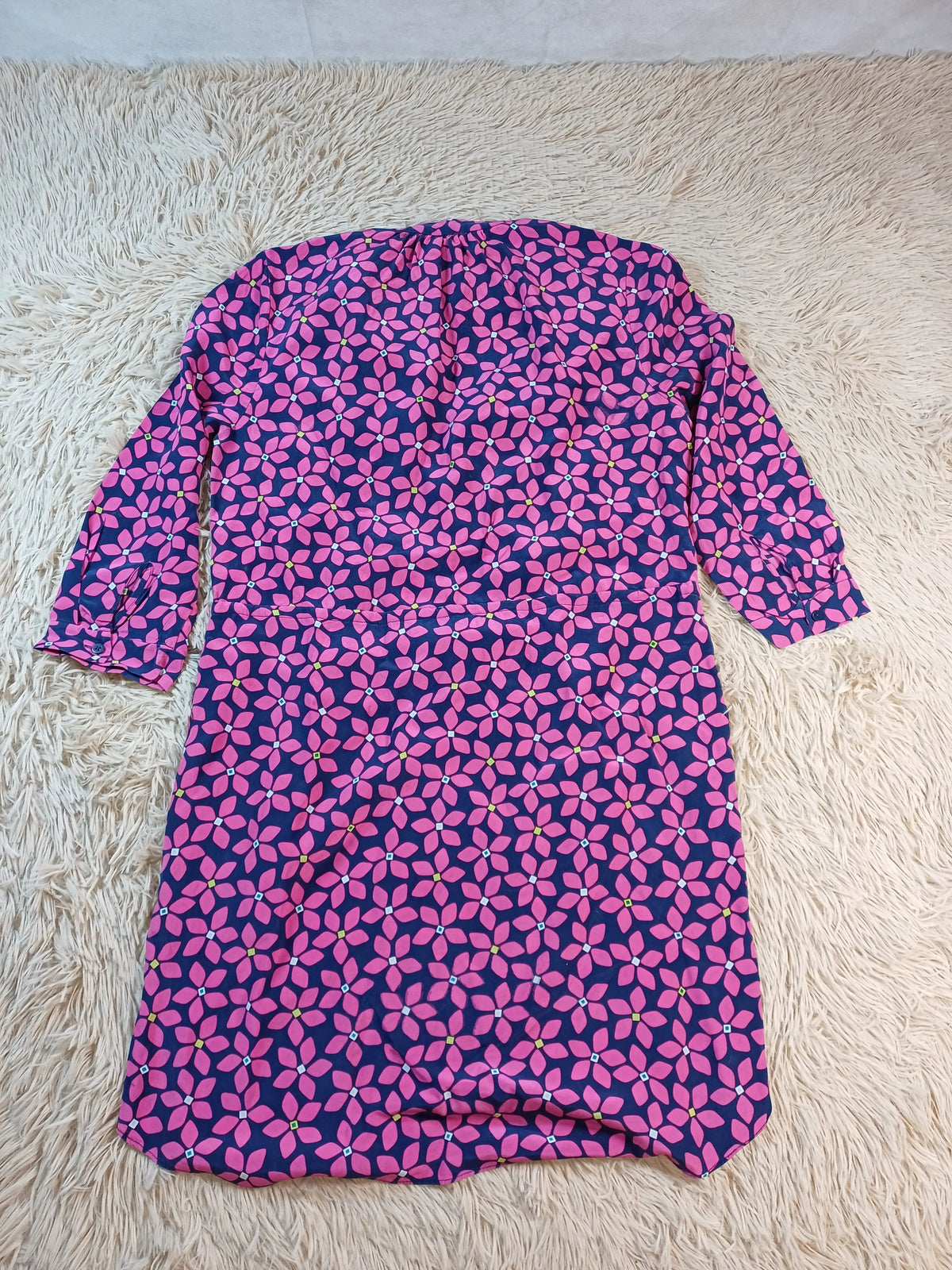 Robe Diane von Furstenberg rose — Taille 8 Diane von Furstenberg