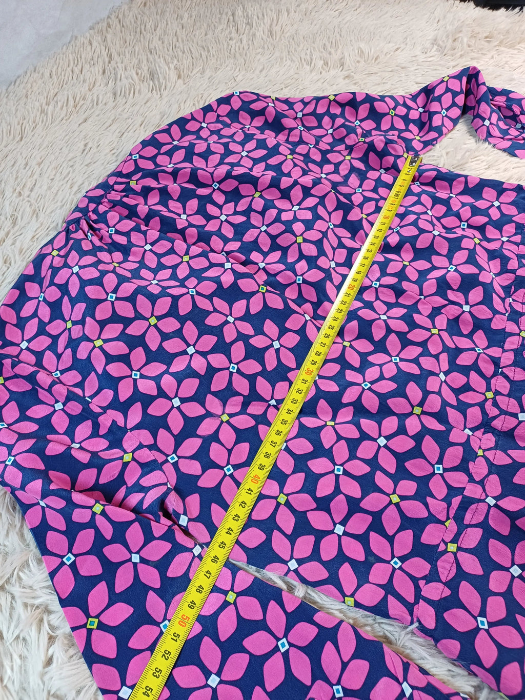 Robe Diane von Furstenberg rose — Taille 8 Diane von Furstenberg