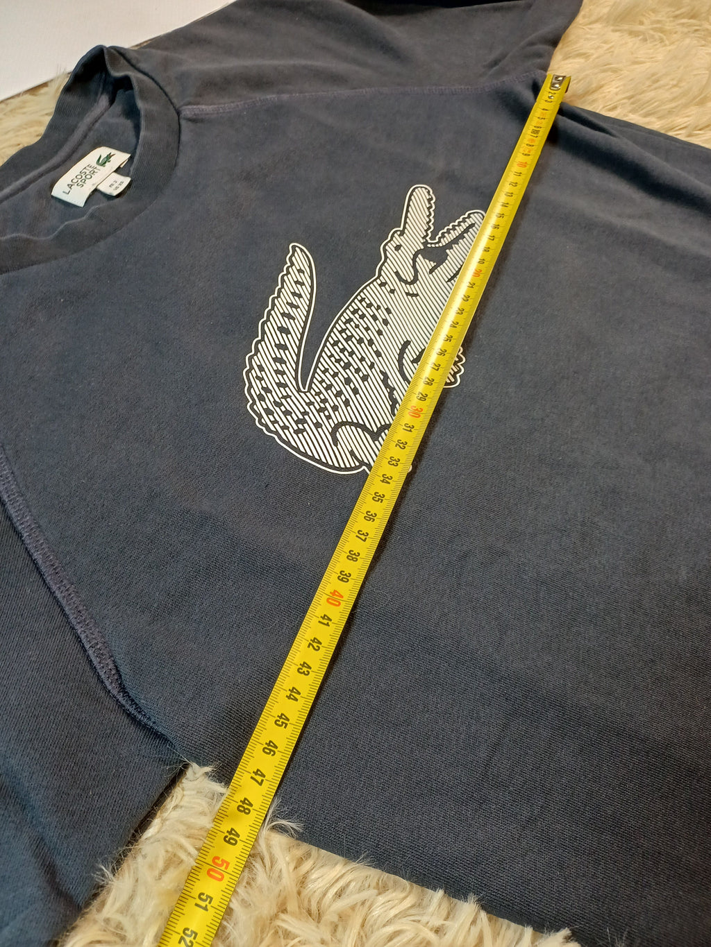 Lacoste Sport Sweat bleu marine à logo – Taille XS Lacoste Sport