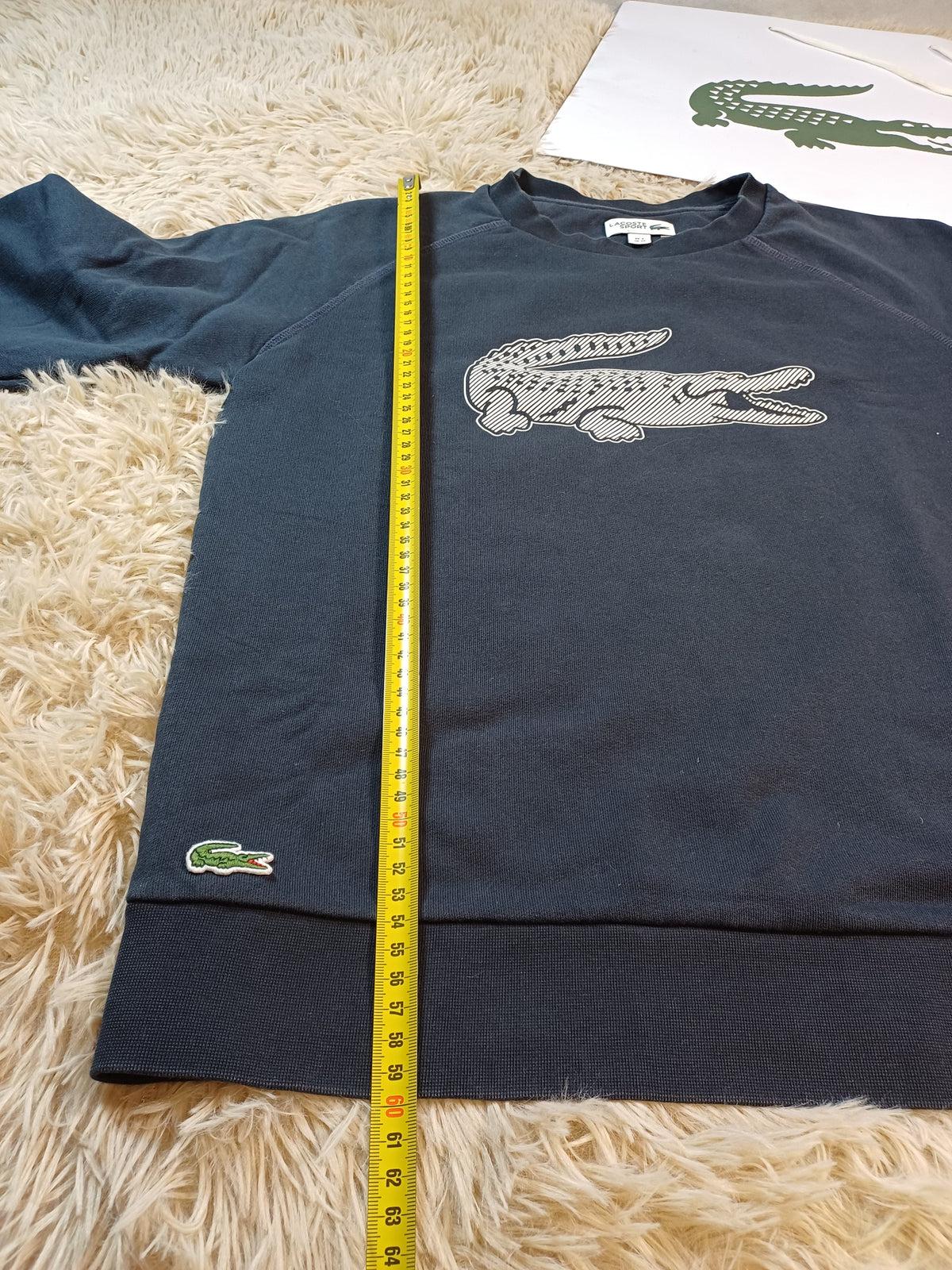 Lacoste Sport Sweat bleu marine à logo – Taille XS Lacoste Sport