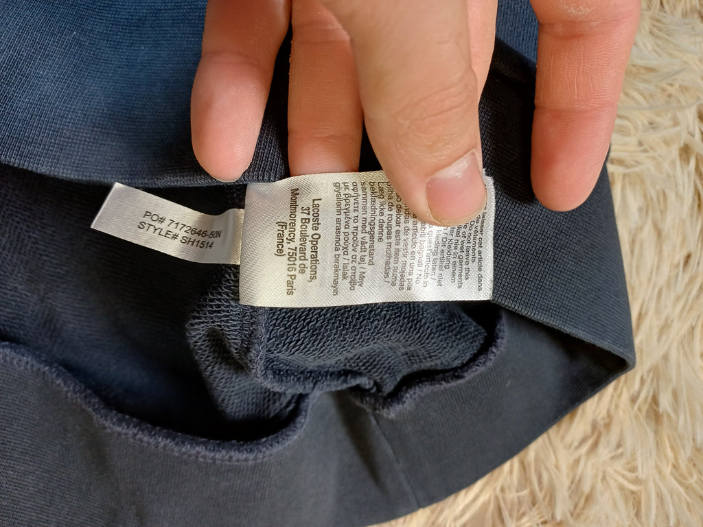 Lacoste Sport Sweat bleu marine à logo – Taille XS Lacoste Sport