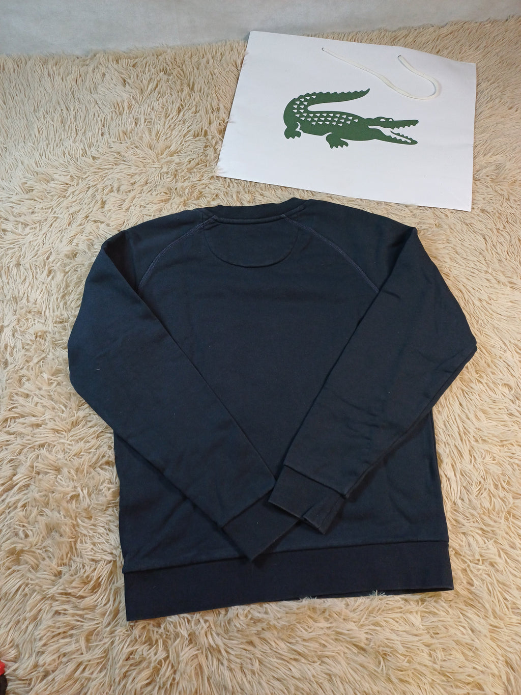 Lacoste Sport Sweat bleu marine à logo – Taille XS Lacoste Sport