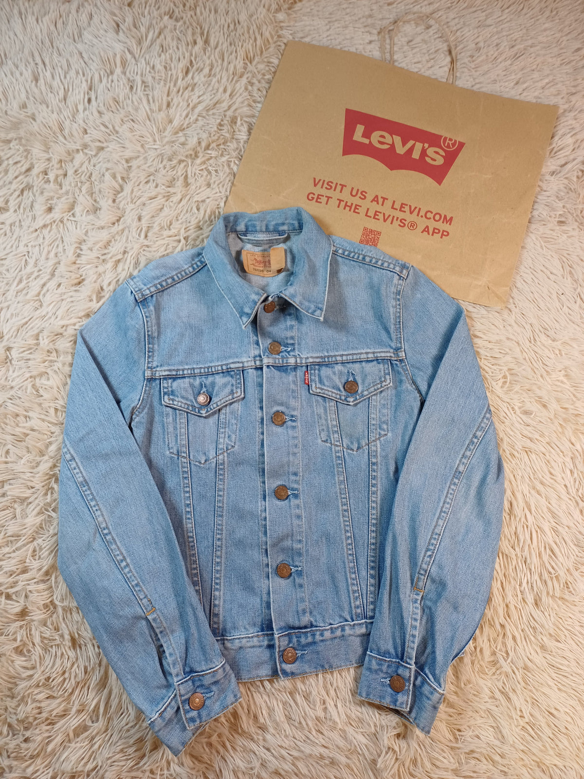 Levi's Veste en jean bleu clair – Taille S Levi's