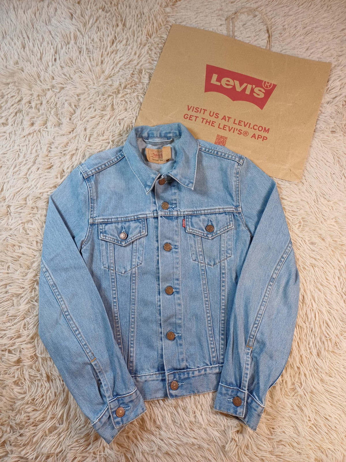 Levi's Veste en jean bleu clair – Taille S Levi's