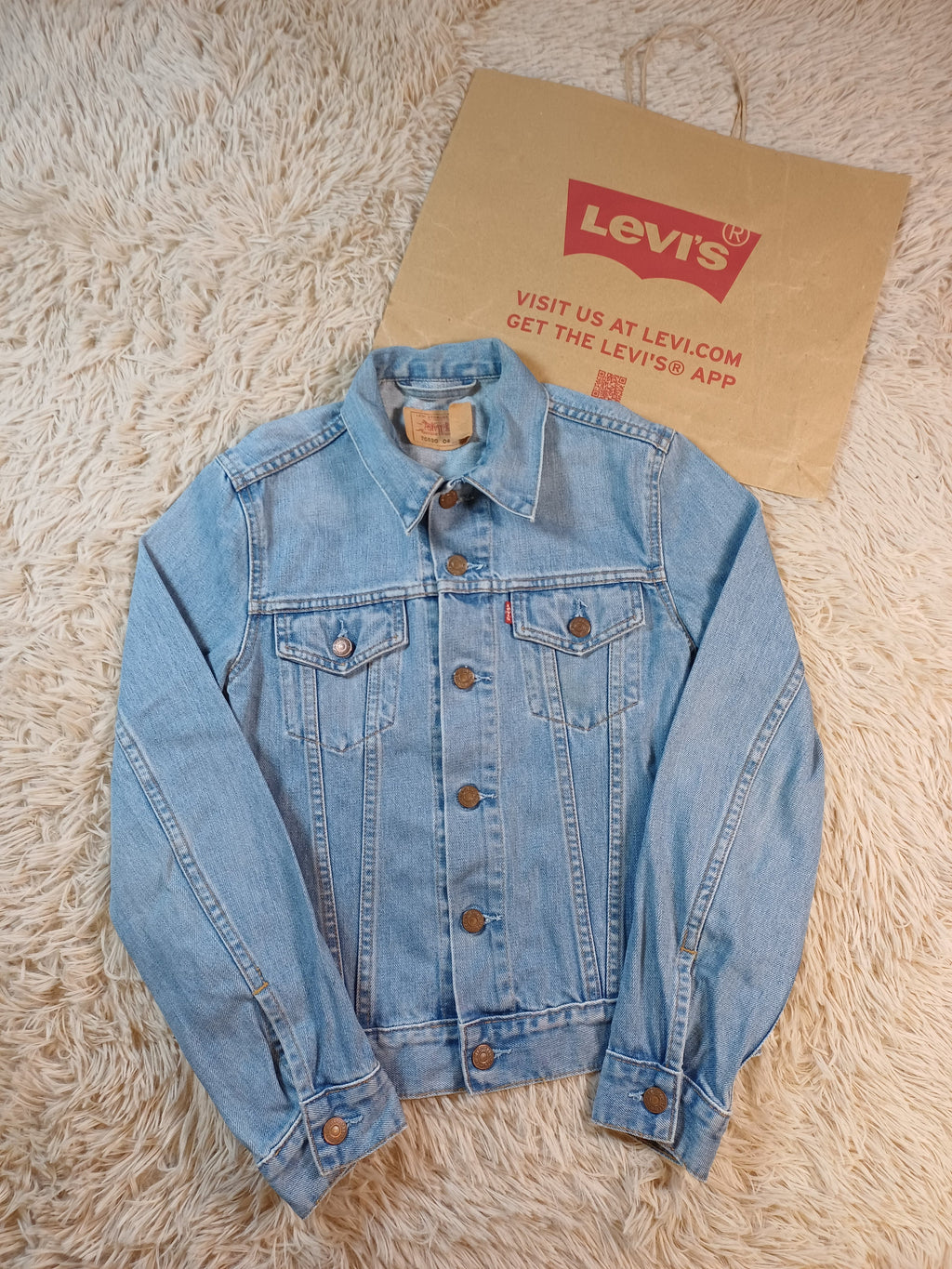 Levi's Veste en jean bleu clair – Taille S Levi's