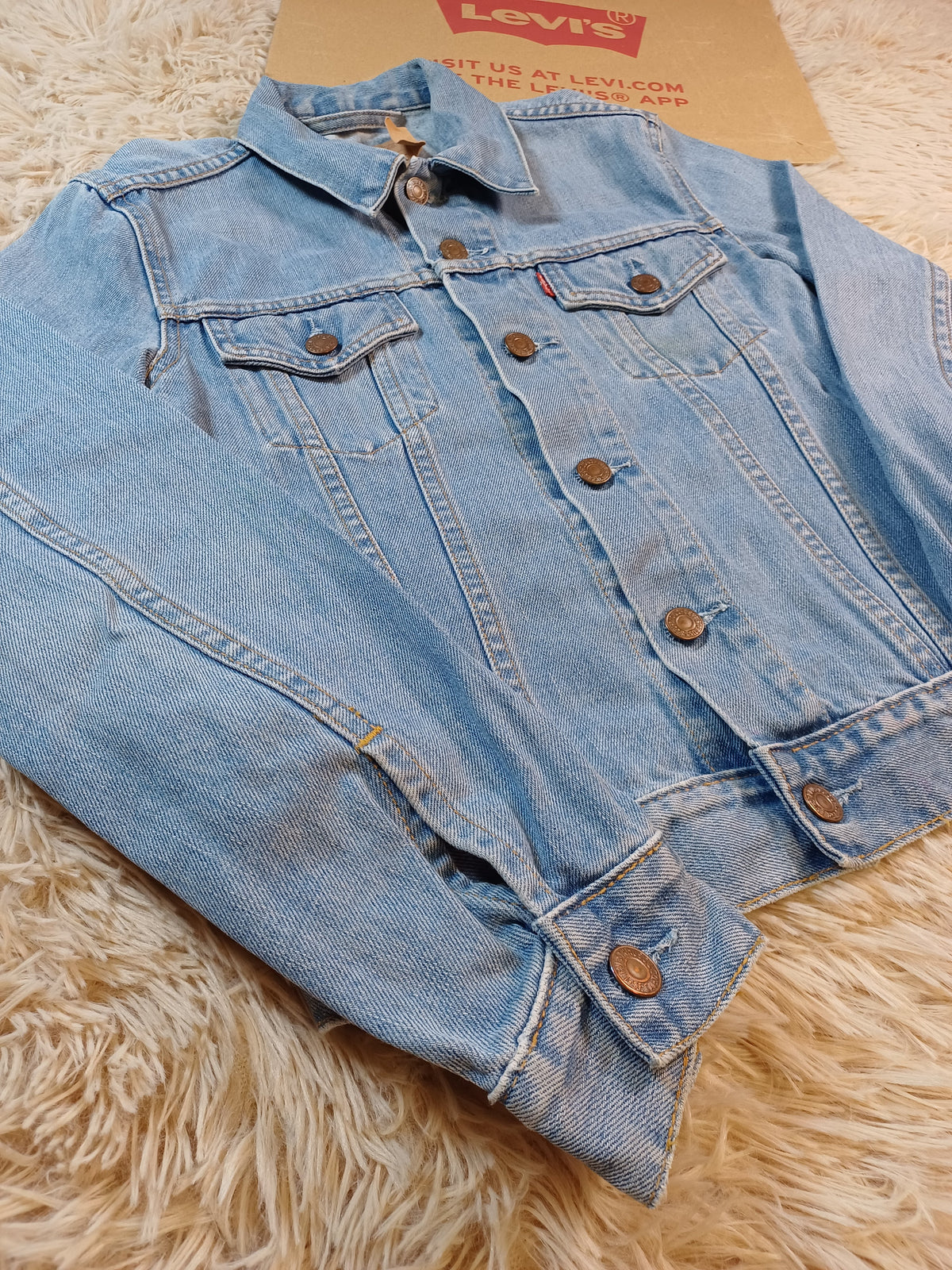 Levi's Veste en jean bleu clair – Taille S Levi's