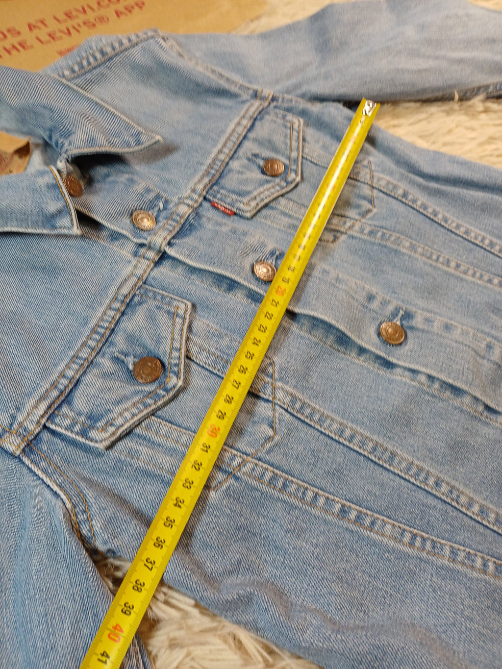 Levi's Veste en jean bleu clair – Taille S Levi's