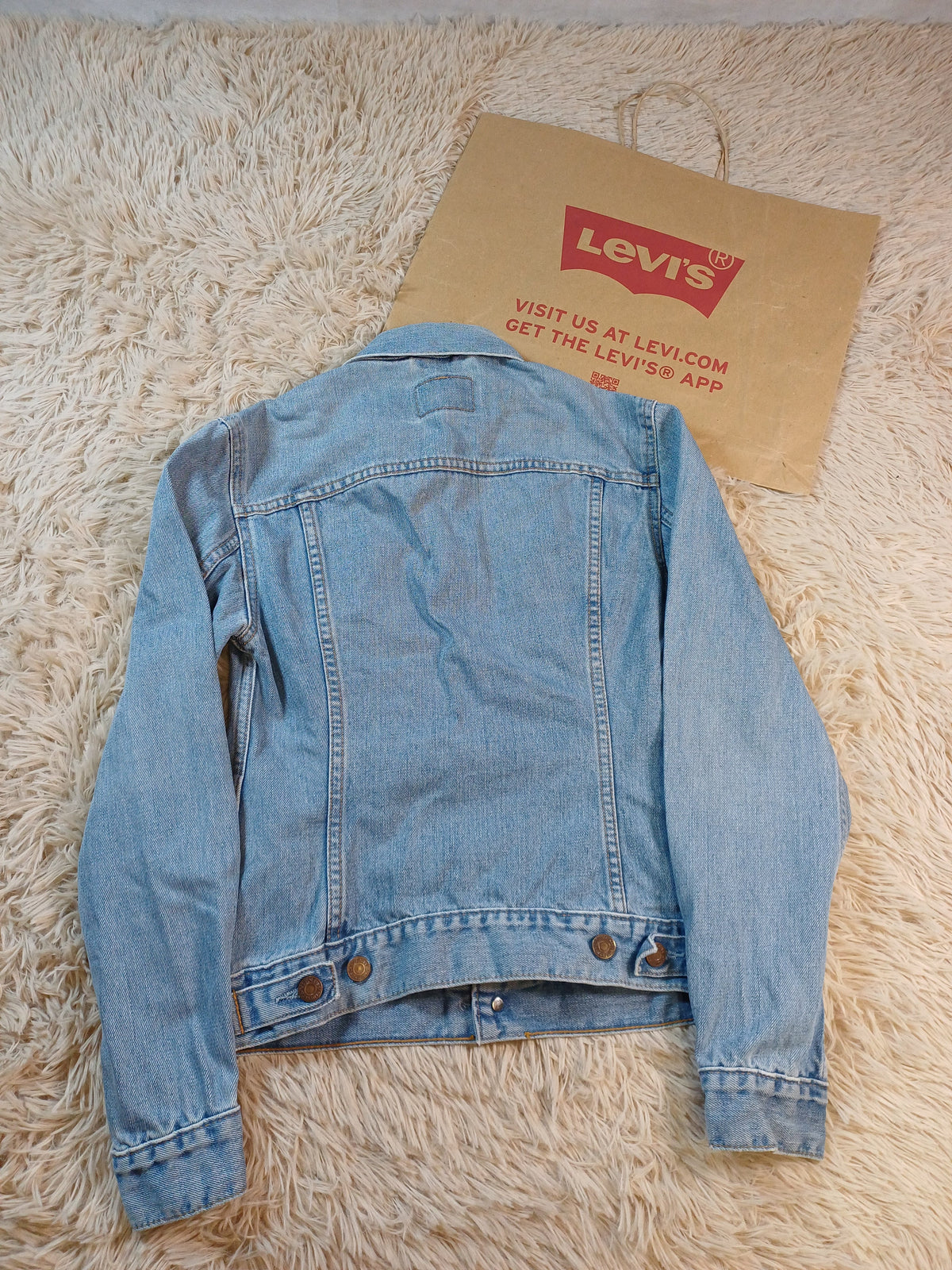 Levi's Veste en jean bleu clair – Taille S Levi's