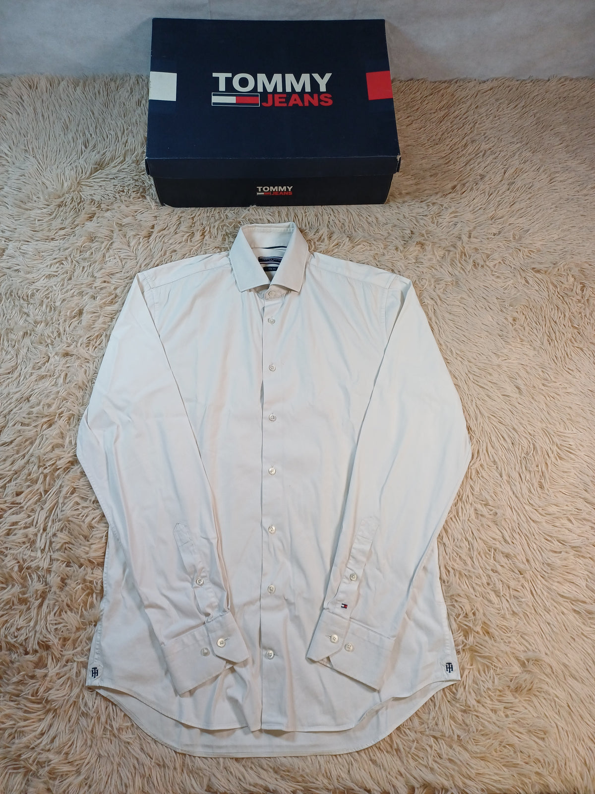 Chemise Tommy Hilfiger blanche – Slim fit- M