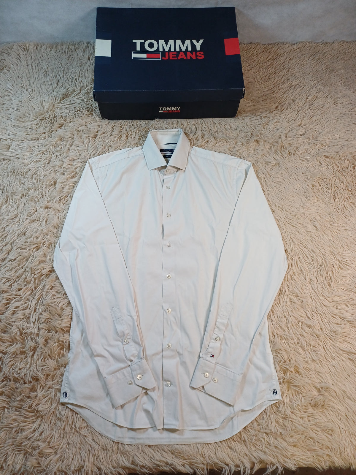 Chemise Tommy Hilfiger blanche – Slim fit- M