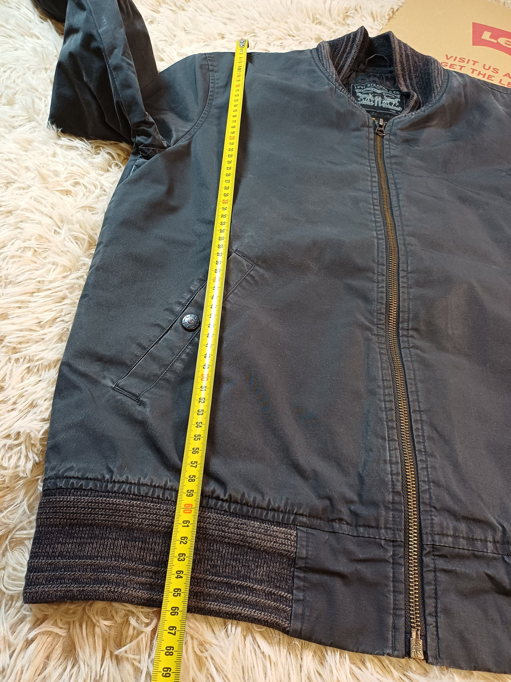 Levi's Veste noire matelassée Thermore – Taille M Levi's