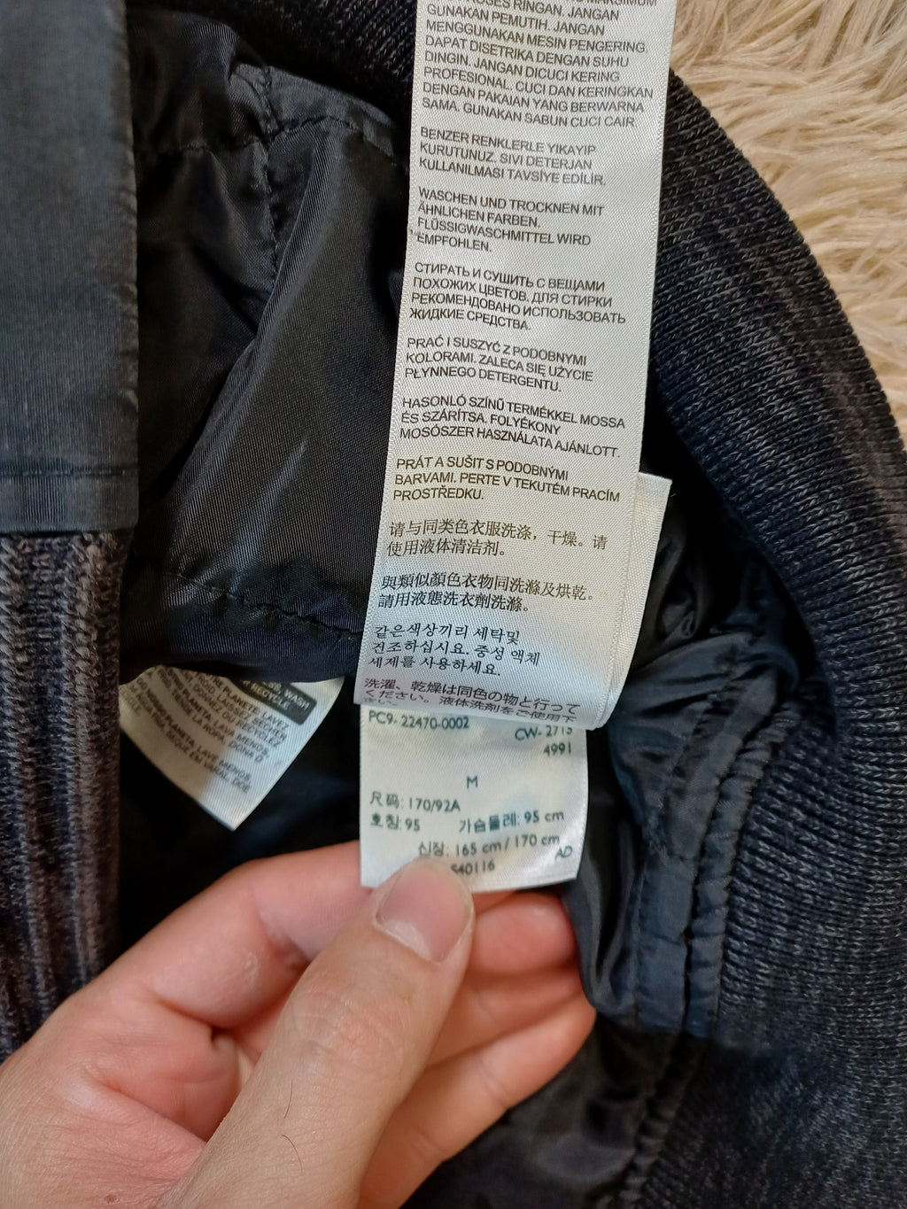 Levi's Veste noire matelassée Thermore – Taille M Levi's