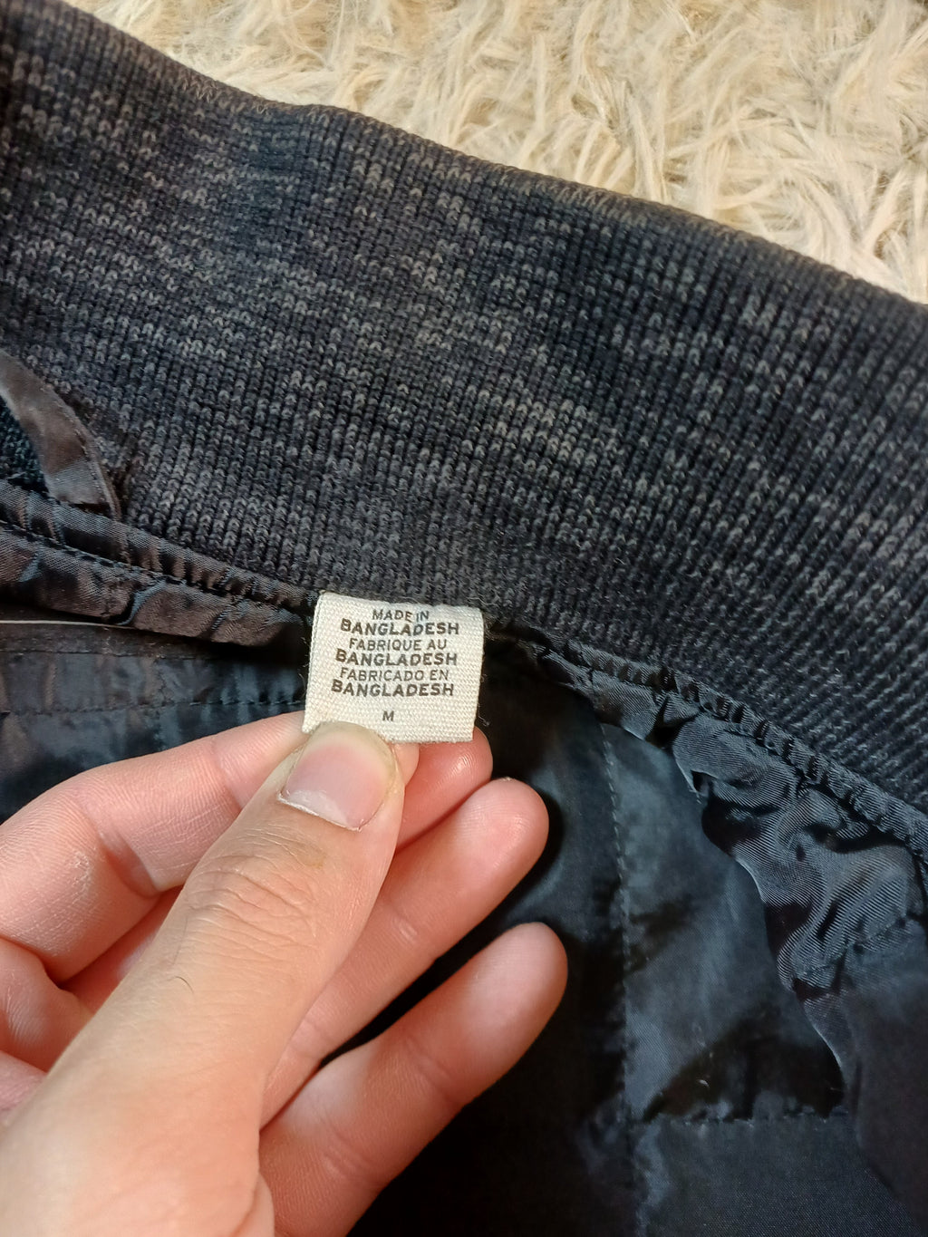 Levi's Veste noire matelassée Thermore – Taille M Levi's