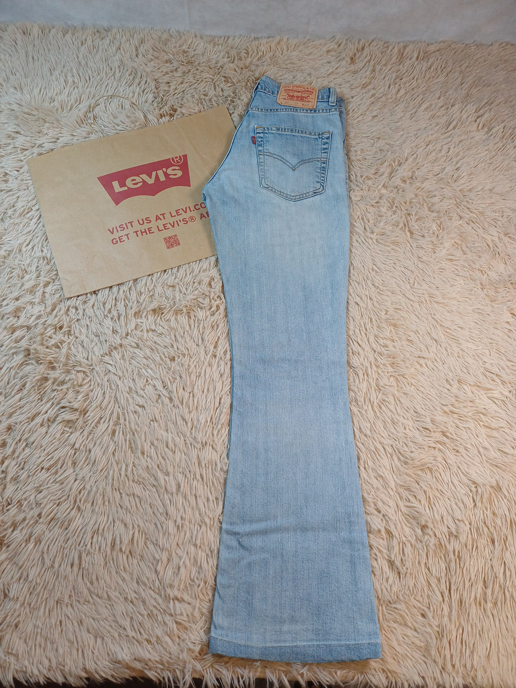 Jean Levi's 70's High Flare patte d'eph – Taille 28/32