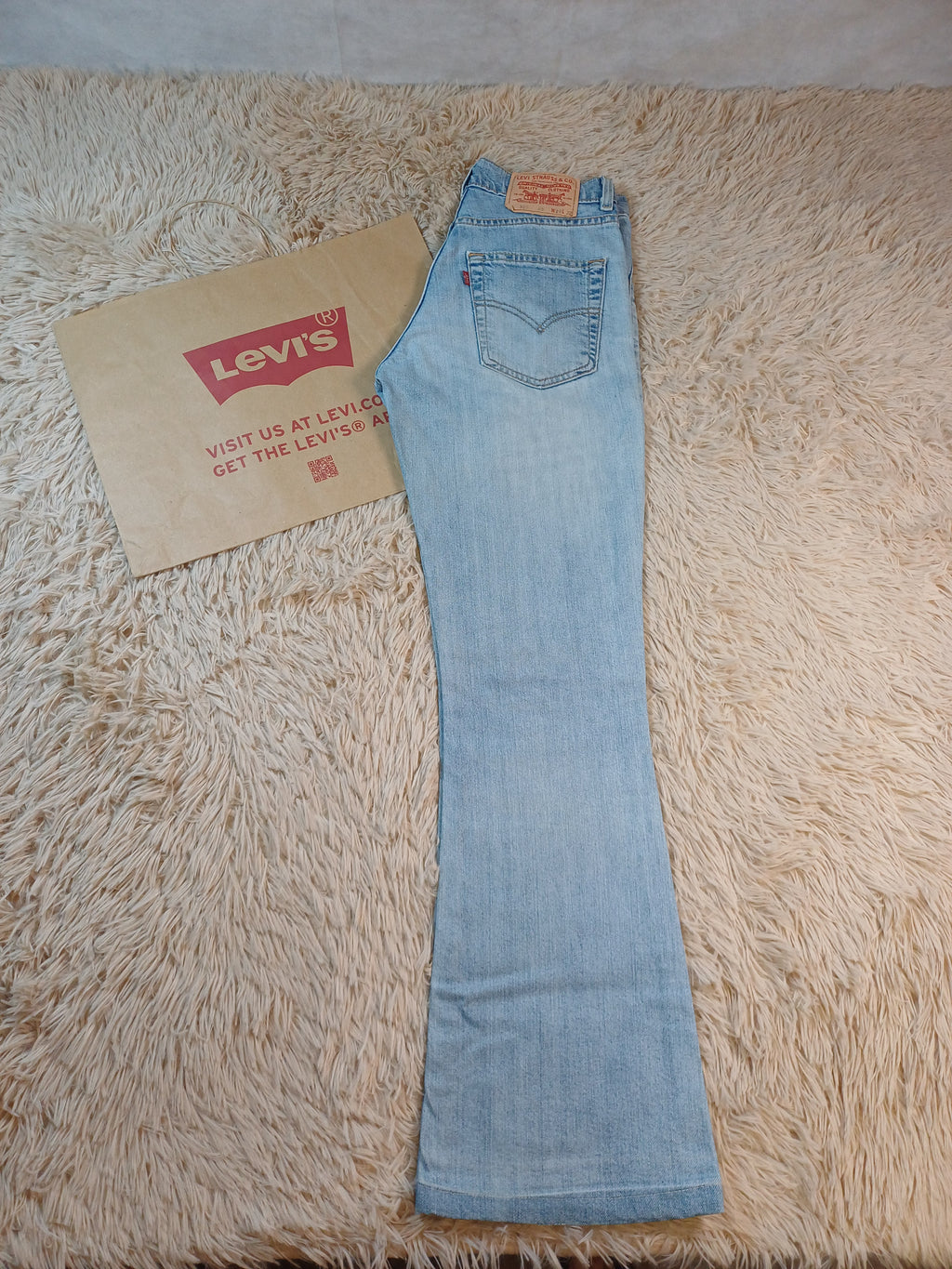 Jean Levi's 70's High Flare patte d'eph – Taille 28/32