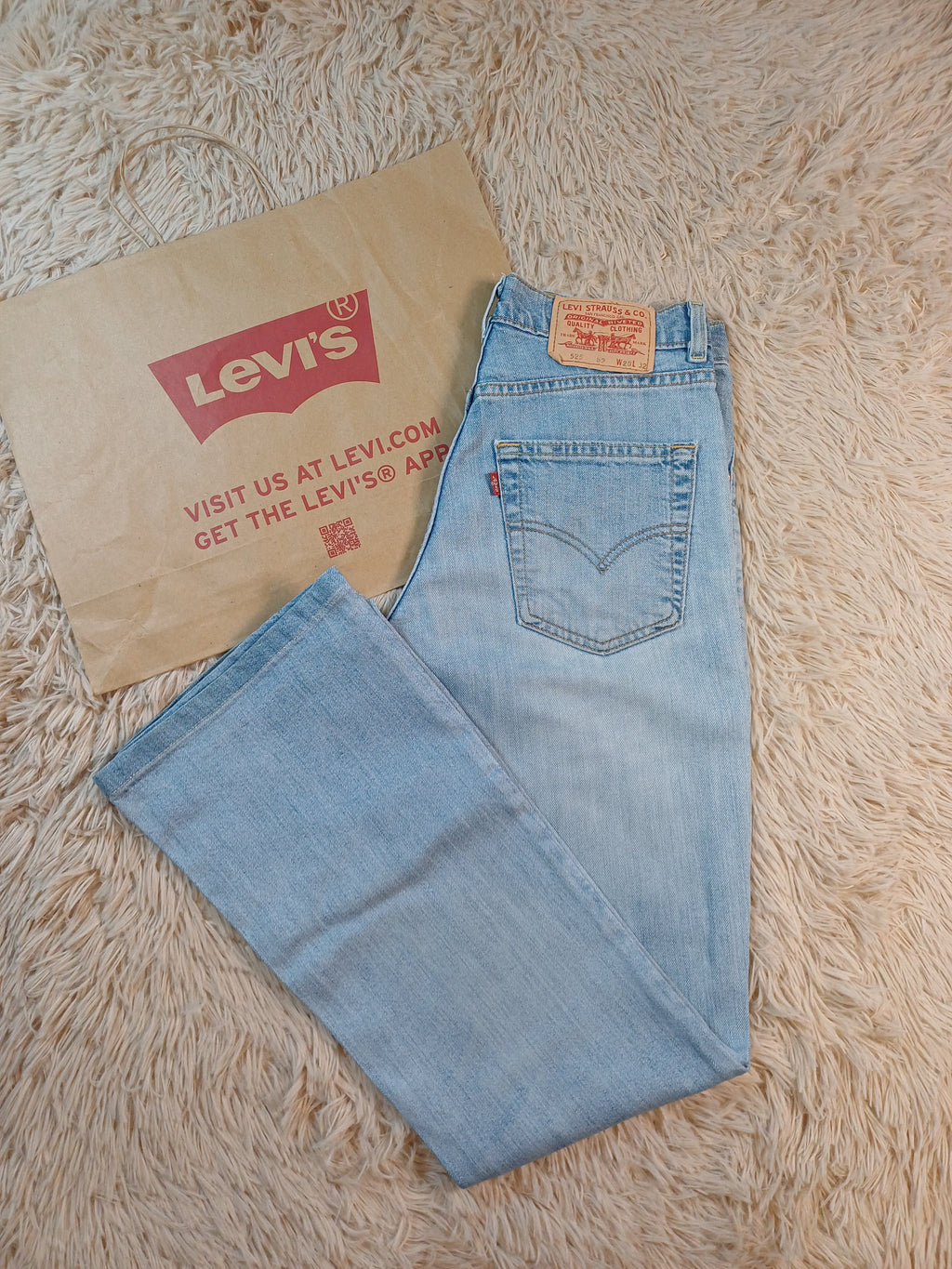 Jean Levi's 70's High Flare patte d'eph – Taille 28/32