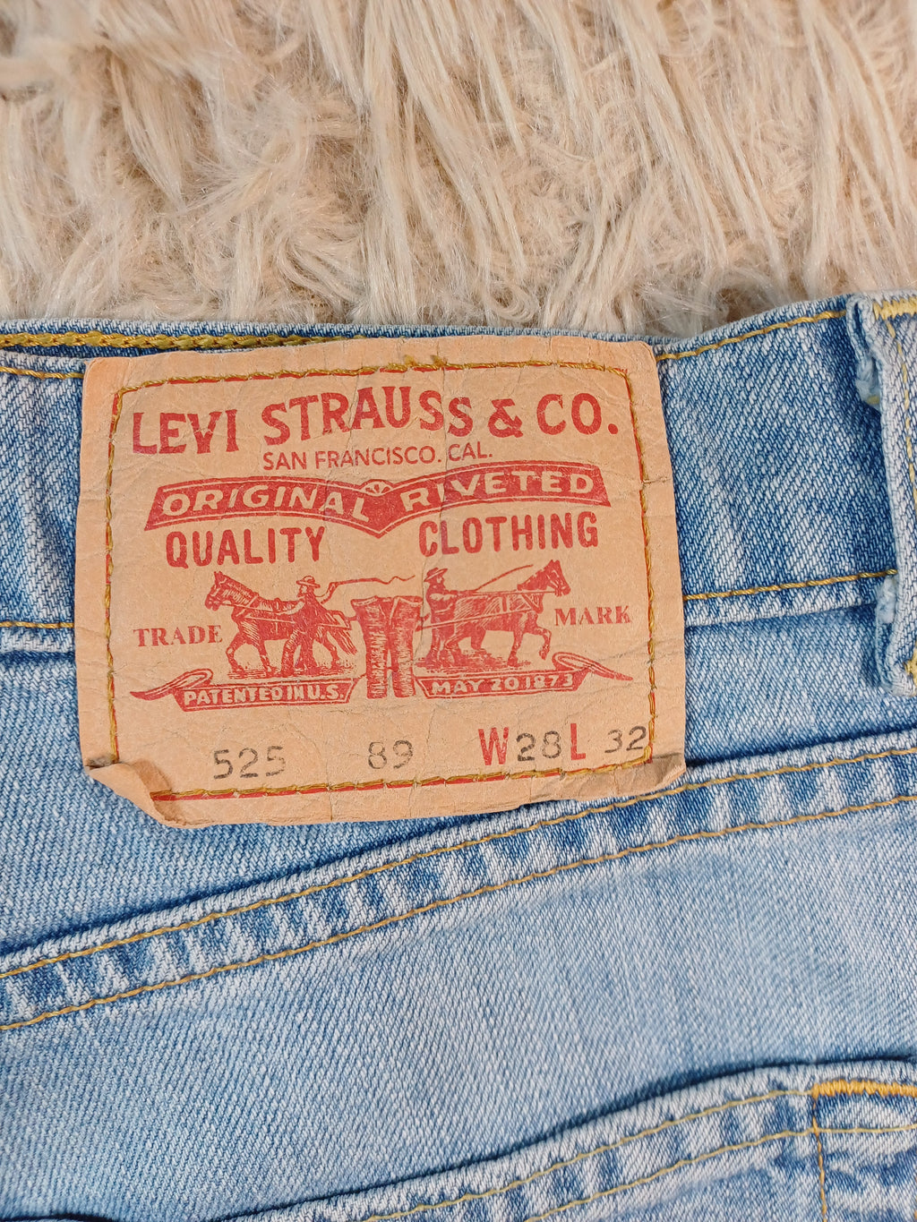Jean Levi's 70's High Flare patte d'eph – Taille 28/32