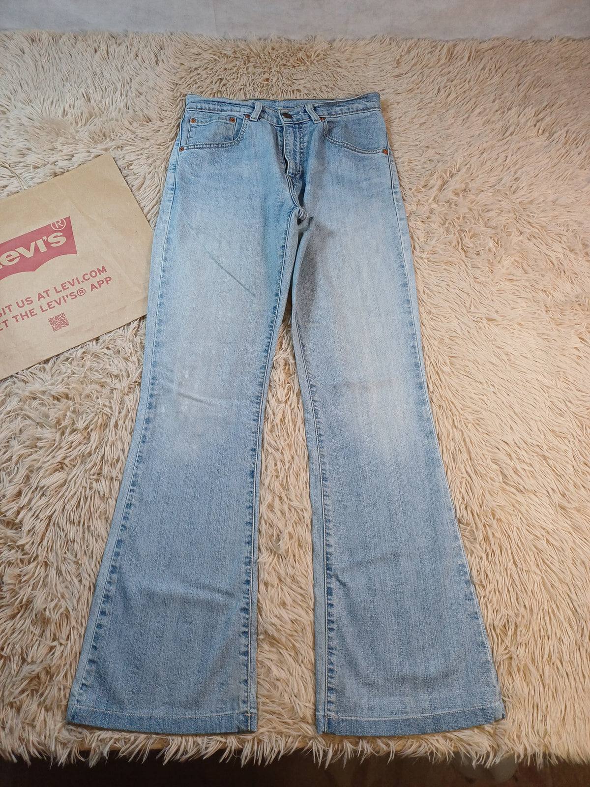 Jean Levi's 70's High Flare patte d'eph – Taille 28/32