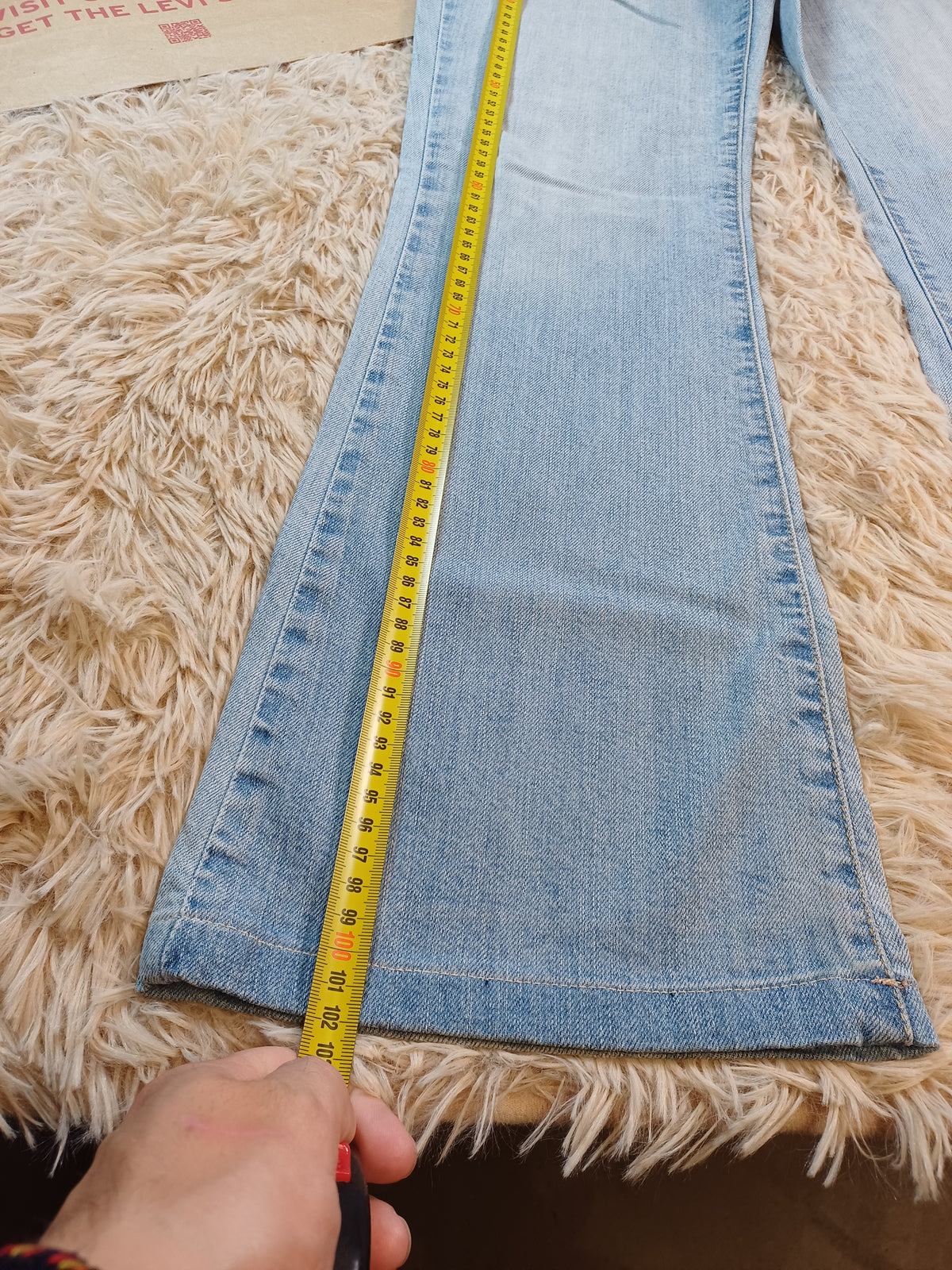 Jean Levi's 70's High Flare patte d'eph – Taille 28/32