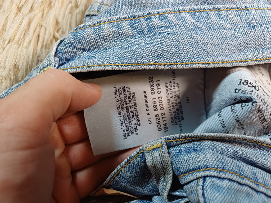Jean Levi's 70's High Flare patte d'eph – Taille 28/32