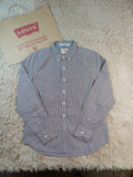 Chemise Levi's rayée bleu, blanc et rouge – Taille S