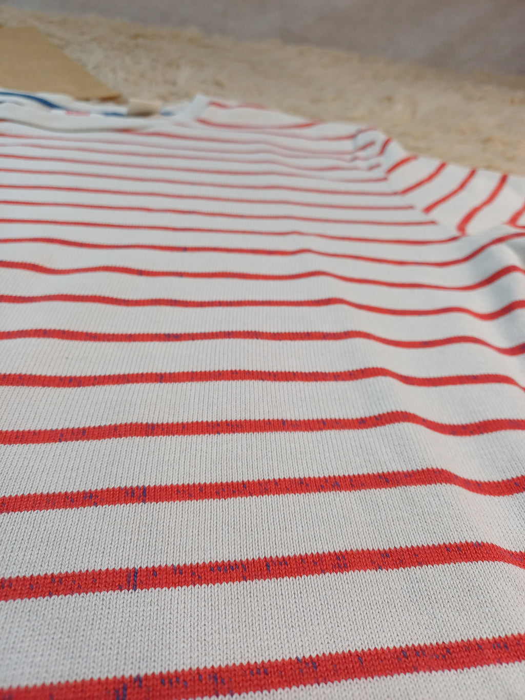 Sweat Levi's rayé rouge et blanc – Taille M