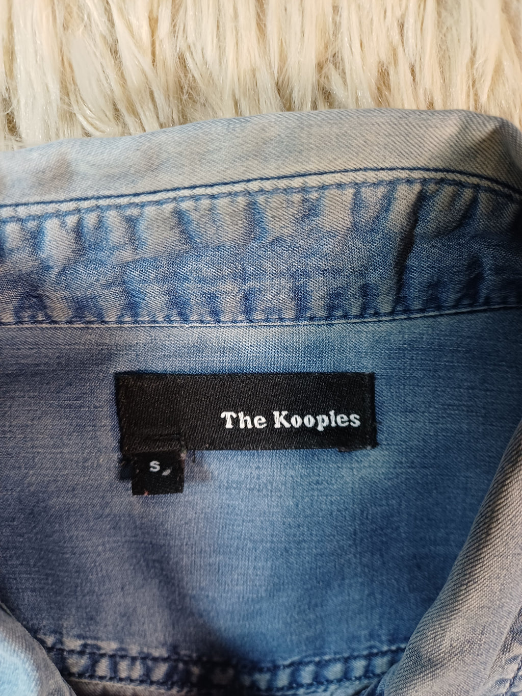 Chemise The Kooples en denim bleu - Taille S