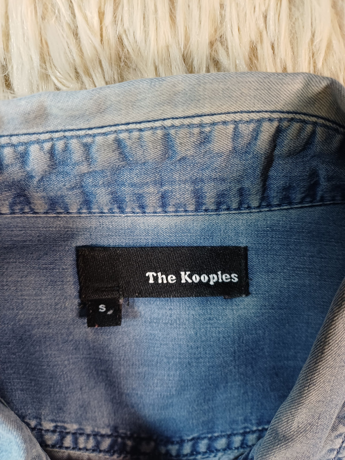 Chemise The Kooples en denim bleu - Taille S